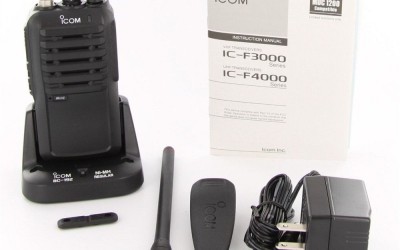Icom F4001 UHF 4 Watt 16 Channel Handheld Radio